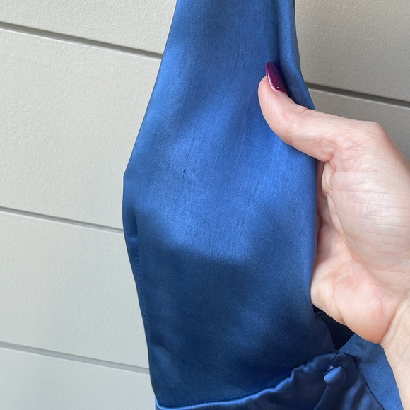 HELLO MOLLY SLEEK NIGHT MIDI DRESS BLUE MEDIUM - Picture 16 of 16